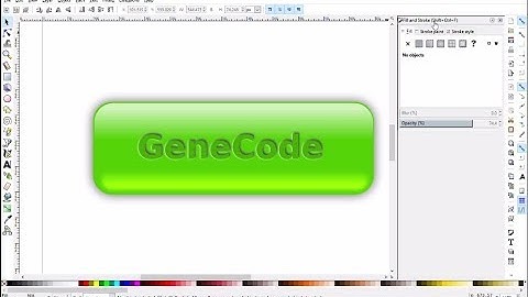 Inkscape Tutorial: A Cool Button