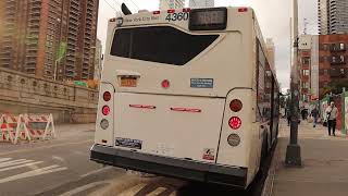 MTA Busco: Startup & Takeoff: Orion VII NG HEV #4360 on the Q60
