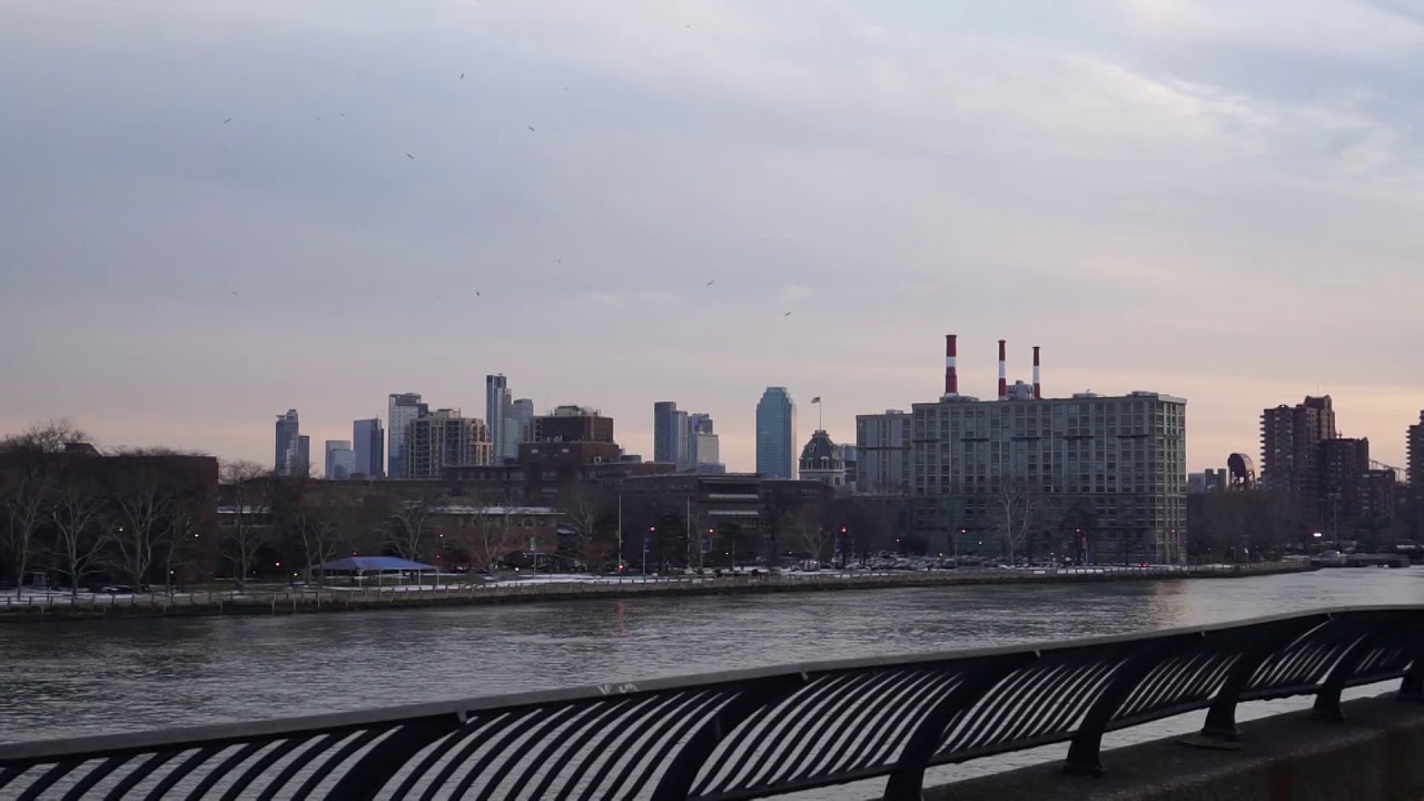 East River on the Eastern Side of Manhattan