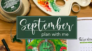 🌿 Plan with me | September 2022 Bullet Journal 🧝🏻‍♀️