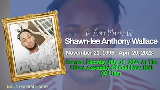 Thanksgiving Service For The Life Of Shawn-lee Anthony Wallace