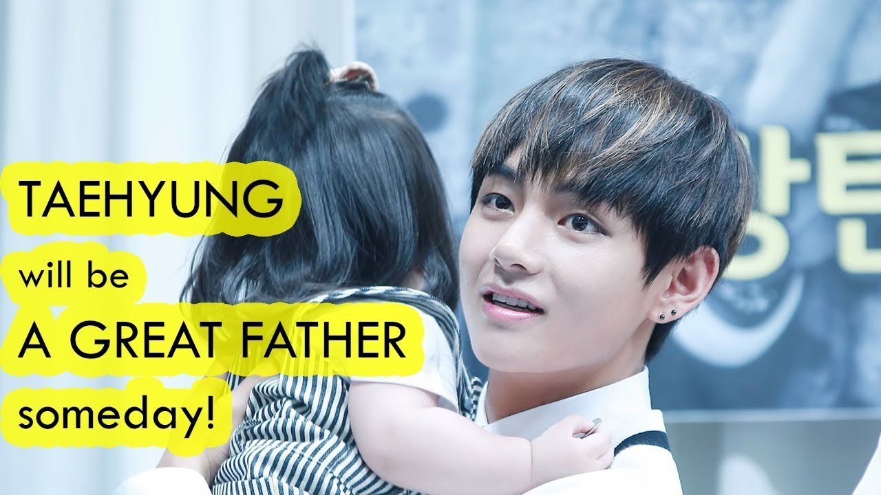 Bts V - Kim Taehyung With Kids - Youtube