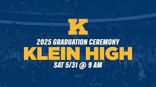 2025 Klein High Graduation Ceremony