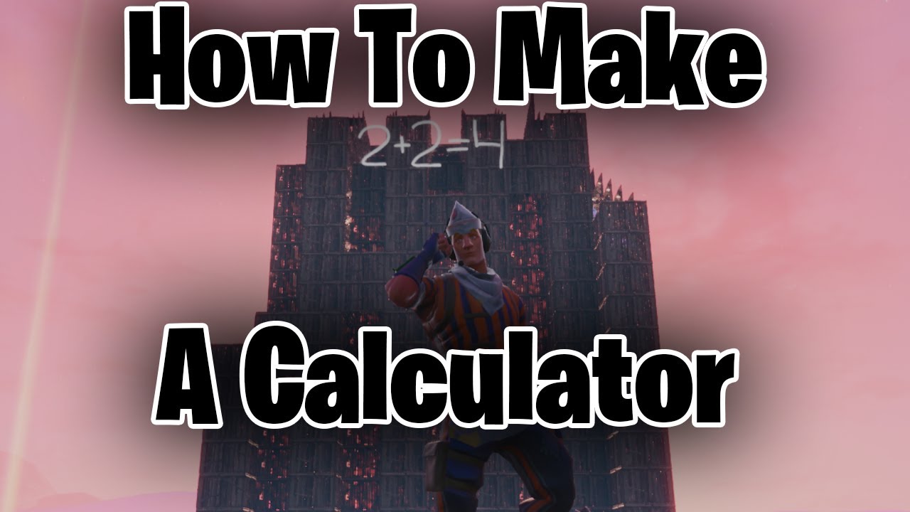 How to Make a *Calculator* in Fortnite Creative YouTube