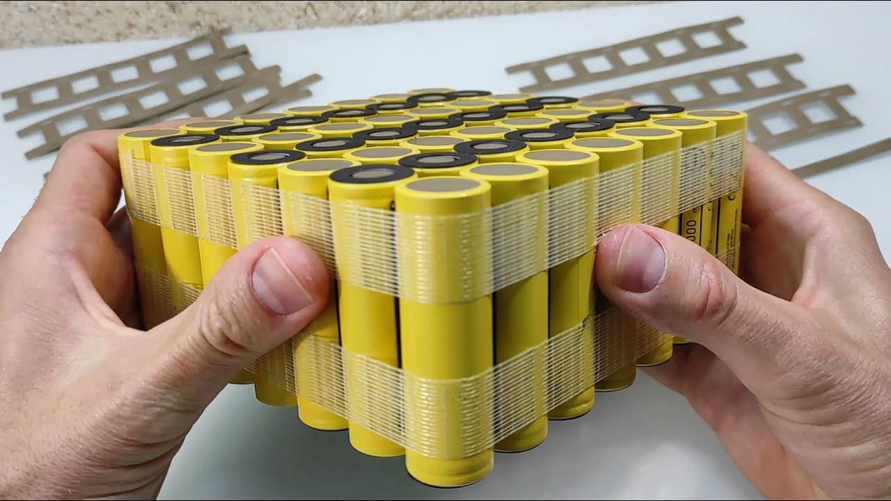 COMO HACER BATERIA 24 voltios 7S de litio para pequeñas instalaciones solares. BMS FUERA DEL PACK