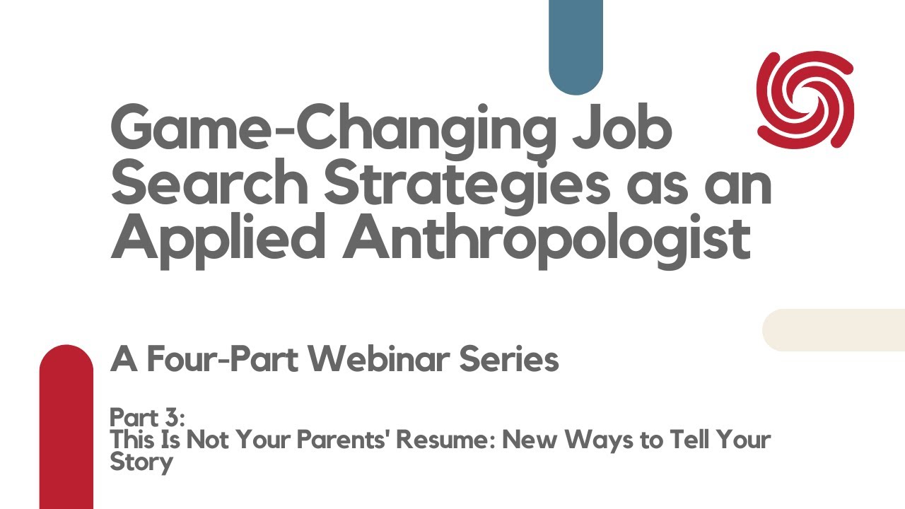 Get Hired - This Is Not Your Parents' Resume: New Ways to Tell Your Story