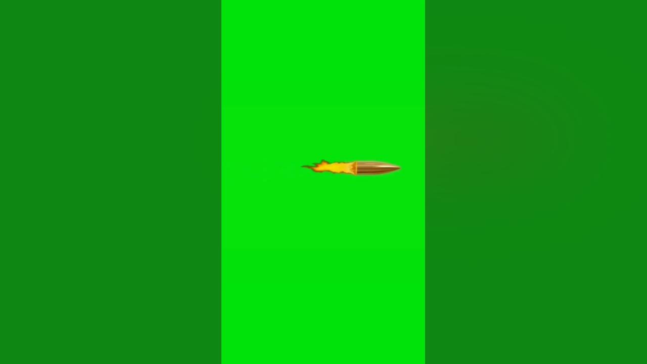 Bullet Fire Green Screen VFX | Chroma Key #bulletfire #greenscreen #chromakey