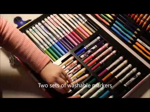 Crayola Inspiration Art Case Pink, 140 Piece Art Set, Gifts for