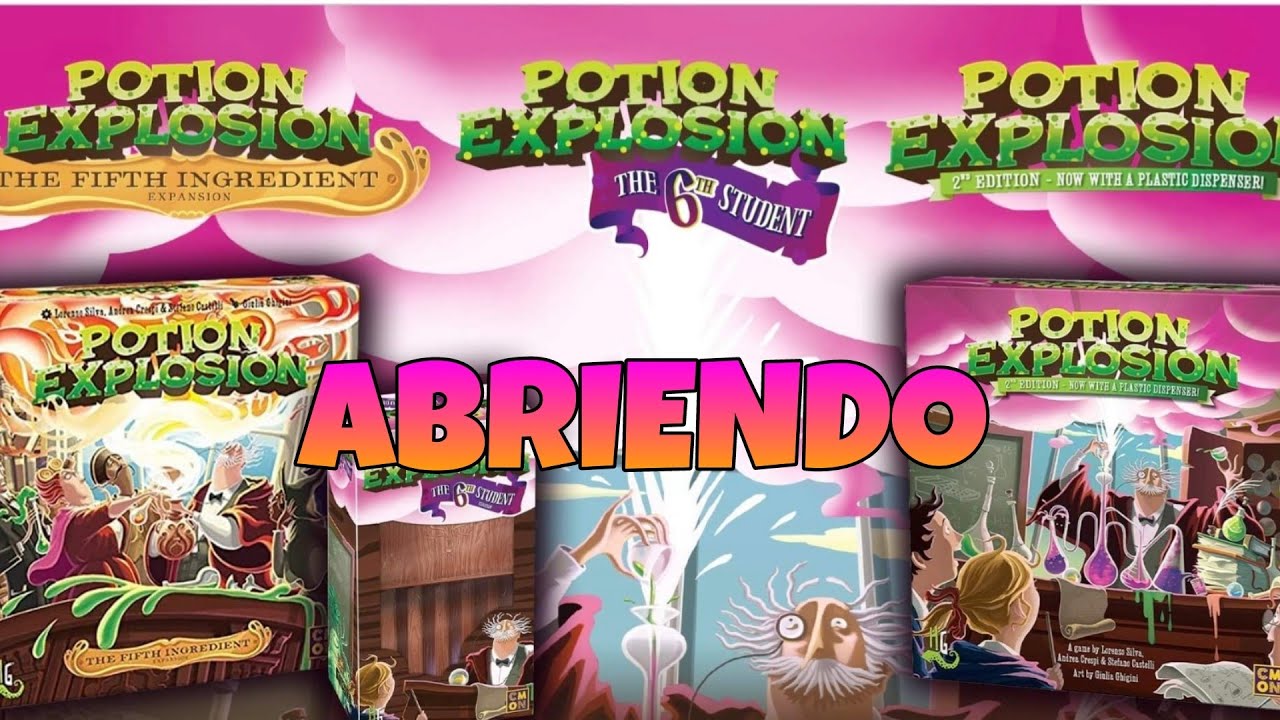 POTION EXPLOSION Y EXPANSIONES | Dentro de la caja | UNBOXING - YouTube
