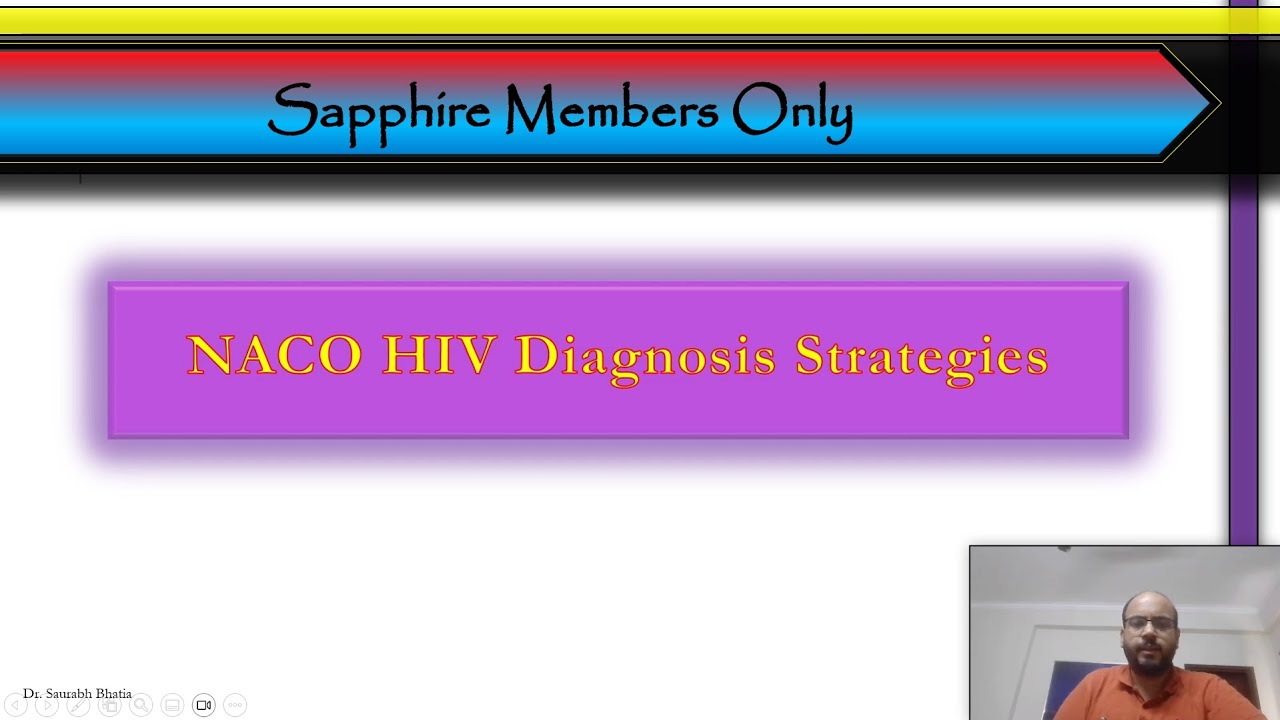 [Sapphire Members Only] NACO HIV Diagonoses Strategies - Summary - YouTube