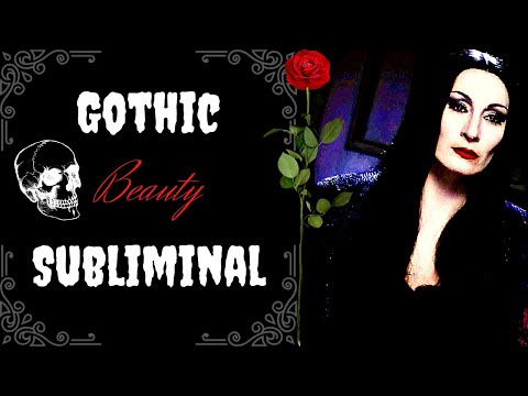 𝕲𝖔𝖙𝖍𝖎𝖈 𝕭𝖊𝖆𝖚𝖙𝖞 | POWERFUL SUBLIMINAL | w/dark rock music 💀 #gothic #subliminal