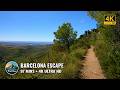 TREADMILL SCENERY: 97 MIN SUMMIT TO SEA | BARCELONA FLOW TRAILS [4K 60FPS]