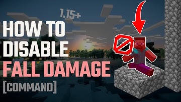 How to Disable FALL DAMAGE in Minecraft [Command]