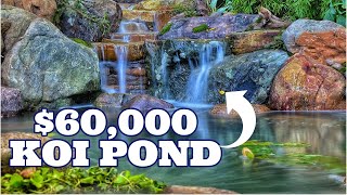 Large BOULDER POND *$60,000 KOI POND*