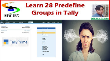 28 Predefine Groups of Tally Explain By Deepak Gupta