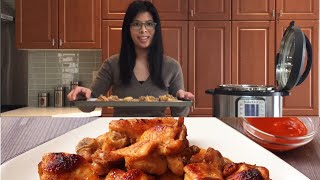 Honey sriracha chicken wings in the instant pot ingredients 2.5 lbs
(20-24 wings) 2 teaspoons salt 1/2 teaspoon pepper 1/4 chili powde...