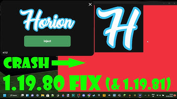HORION Hacked Client 1.19.80 & 1.19.81 Crash Issues FIX
