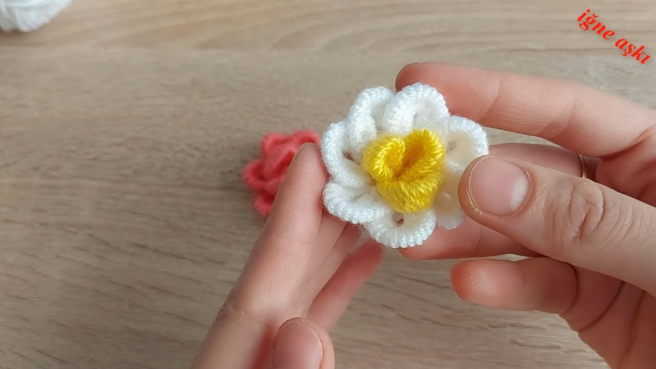 Kolay Çiçek Yapımı Easy Flower Making - YouTube