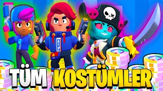 TÜM KOSTÜMLER 2023 | EN İYİ ÜCRETSİZ MÜCEVHER KOSTÜMLERİ | Brawl Stars All Skins