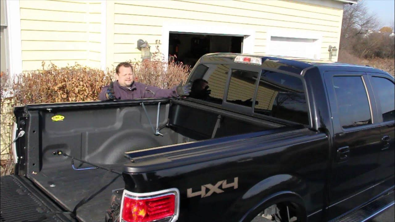 Peragon Retractable Aluminum Truck Bed Cover Review YouTube