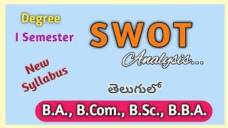 SWOT/SWOC Analysis in Telugu screenshot 3