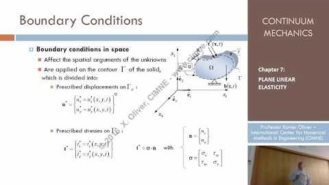 Continuum Mechanics – Ch7 – Lecture 5 – The Plane Linear Elastic Problem