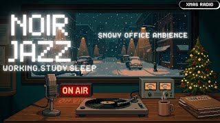 Dark Jazz Christmas Radio – Snowy Noir City Ambience | Study, Writing, Sleep (11 Hours) screenshot 5