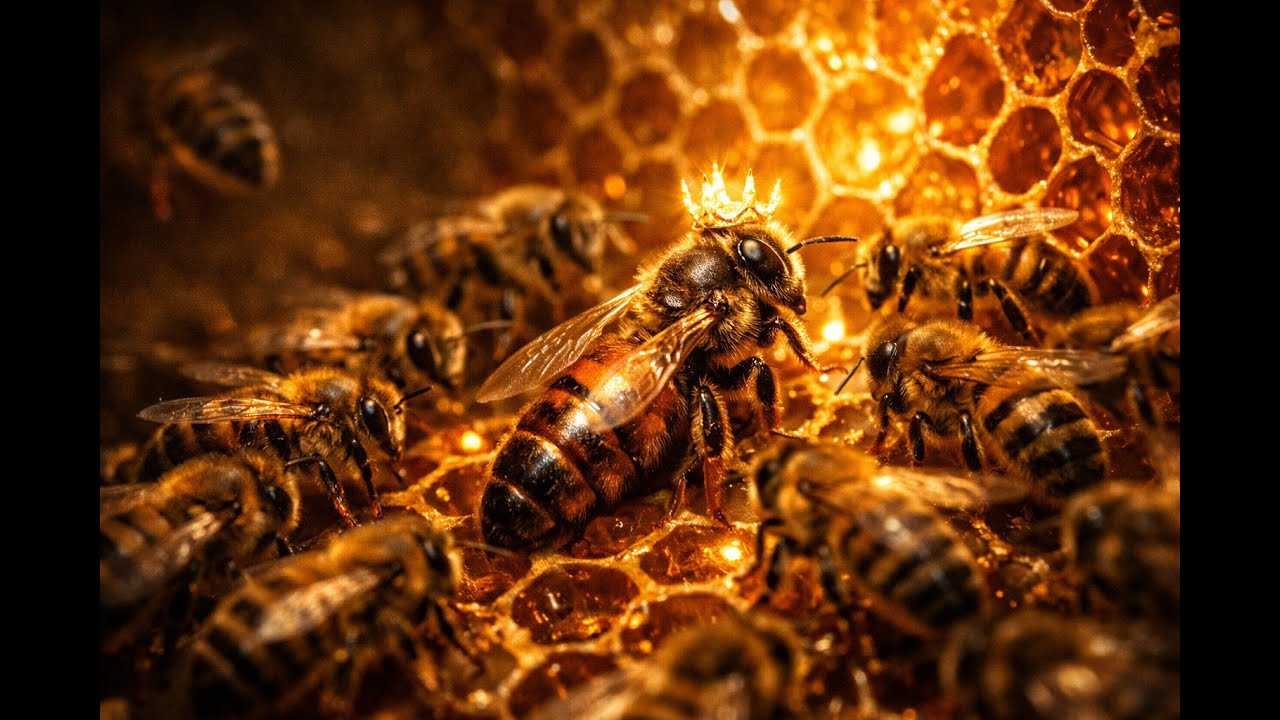 Bee Hierarchy — The Entire Hive System Explained in 3 Minutes - YouTube