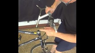 Fix loose steering - how to tighten the head stem on a bike