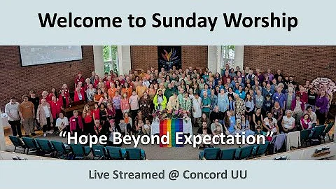 Concord UU Live Stream - Sun, 12/7/25 @ 10 am