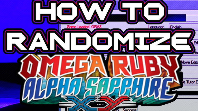 HANS: Complete Guide to Pokemon Randomizer and ROM Hacks on Nintendo 3DS -  ORAS and X Y! (Homebrew) 