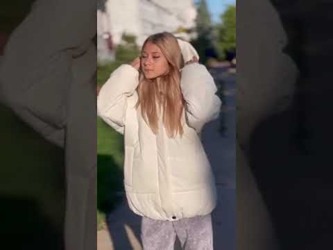 Зимова тепла куртка оверсайз для дівчат підлітків, розміри на рости 140 - 160 + Відеоогляд, видео 1