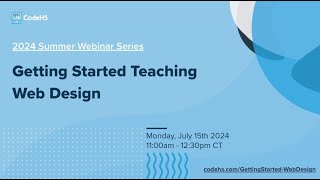 Getting Started Teaching Web Design