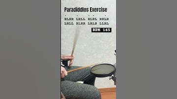 Paradiddles Exercise 1 #paradiddle #rudiments #doublestroke #drum