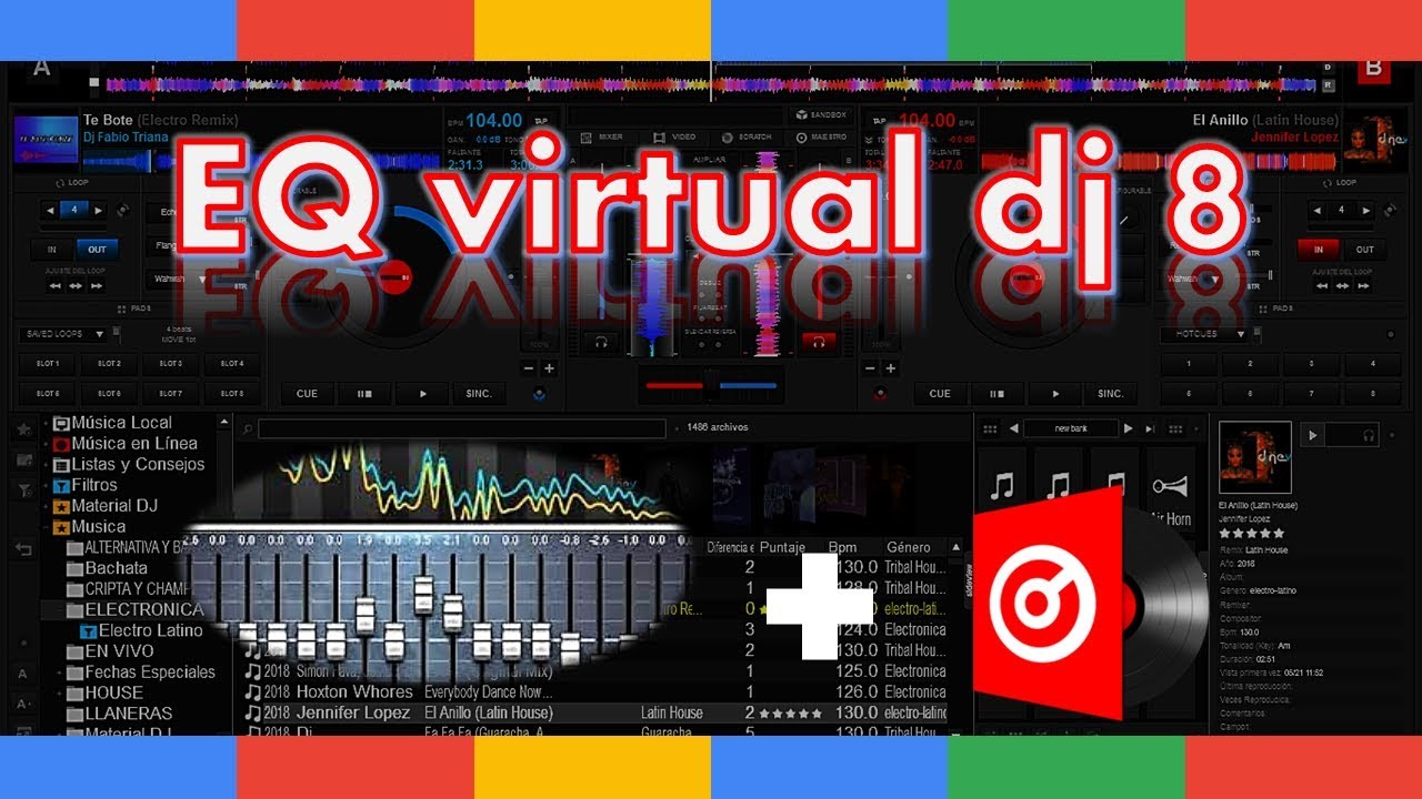 EQ en Virtual dj 8 V2018 📊 - YouTube