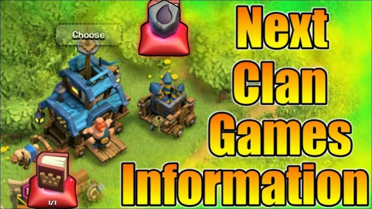 Next Clan Games Information - Dark Rune & Book Of Hero Is Coming?