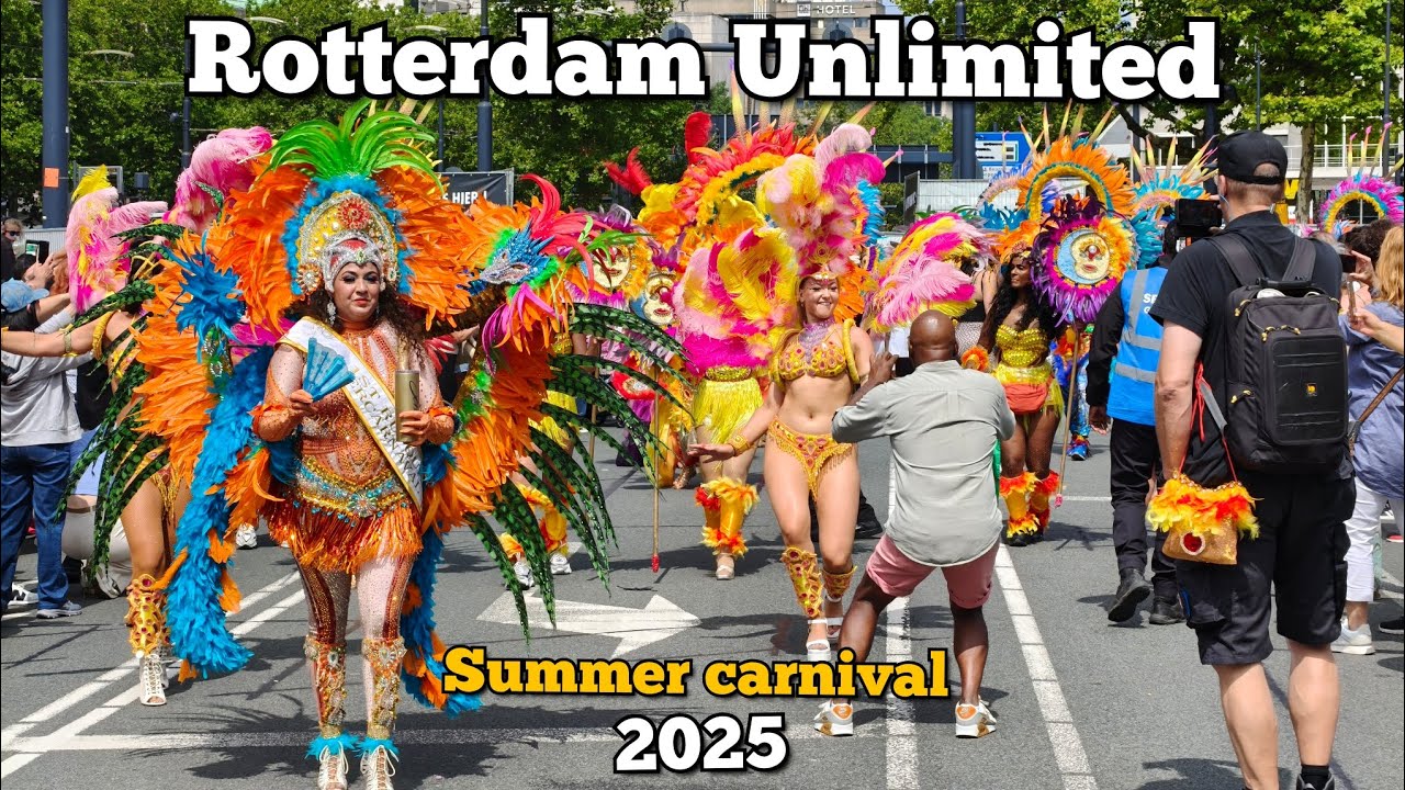Rotterdam Unlimited Zomer Carnaval 2025 | Full Parade – Music, Colors, Culture & Street Vibes