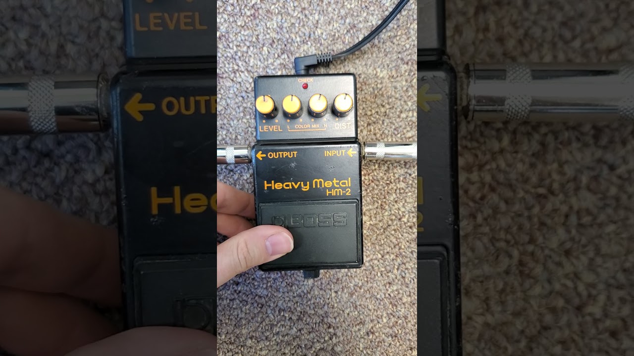 Maniac Mark's 30th Auction - Lot 34 - Boss Heavy Metal HM-2 Guitar Pedal
