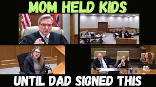 Mom PRESSURES Dad Into One-Sided Divorce Deal — Judge THROWS IT OUT! #CourtroomDrama #FamilyCourt