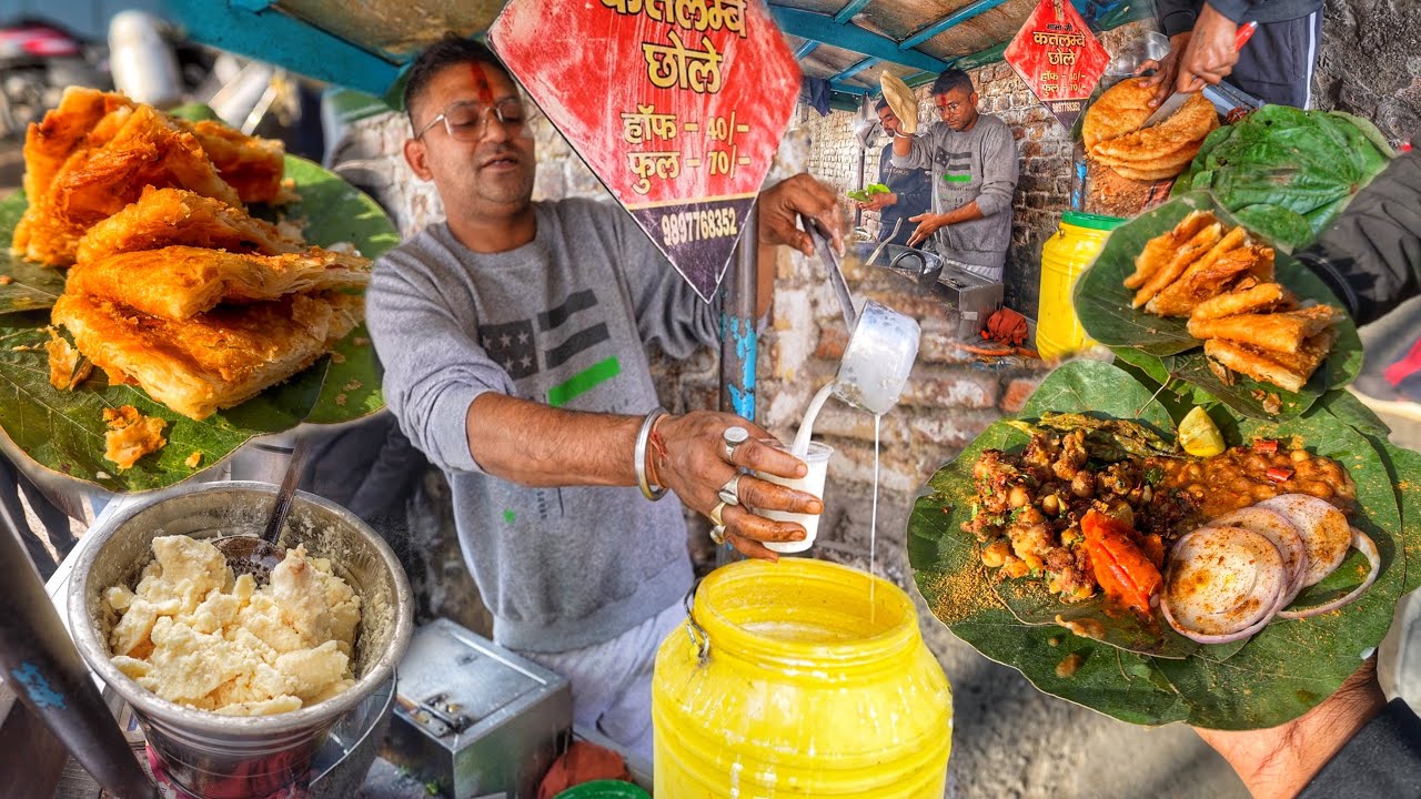 Mama Ji Katlambe | PAKISTANI Food in INDIA🇮🇳 | Dehradun Famous Katlambe Chole | Street Food india