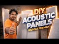 HOW TO MAKE ACOUSTIC PANELS | DIY PANELS at STUDIO/HOME! (Budget friendly and BEST)