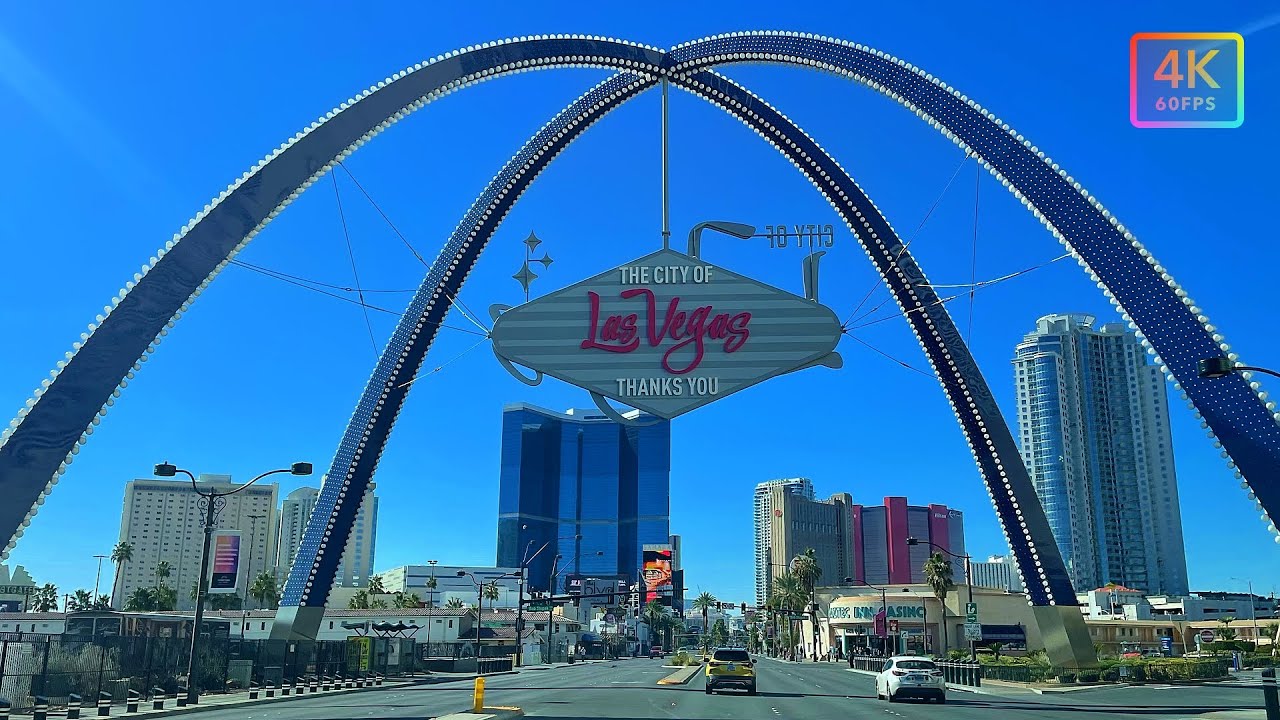 Las Vegas to Death Valley - Complete Drive | Ambient Driving Sound 4K