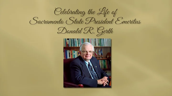 Dr. Donald Gerth - Celebration of Life (Live Event)