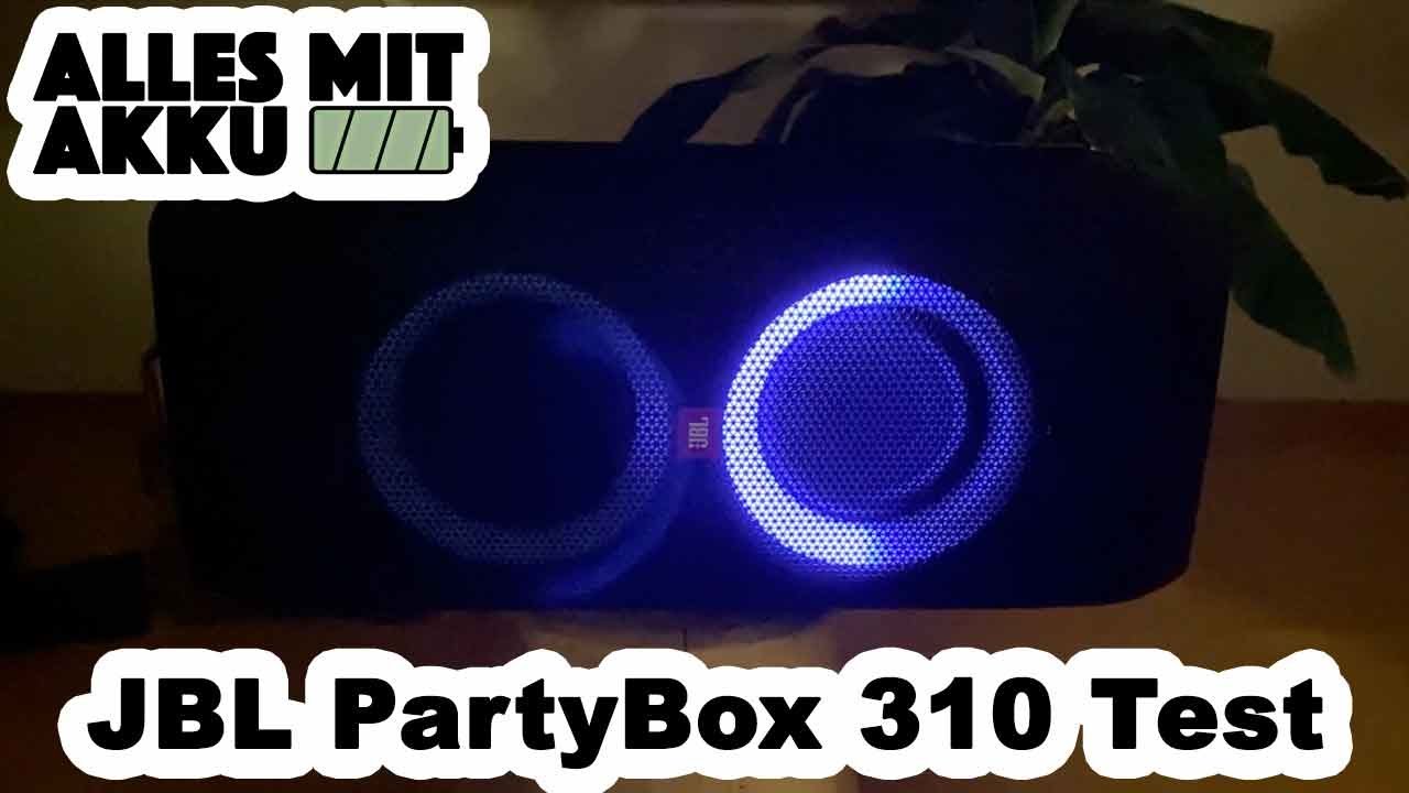 JBL PartyBox 310 Bluetooth Lautsprecher Test | ALLES MIT AKKU - YouTube