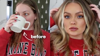 EASY EVERYDAY GET READY WITH ME: Easy Glam Makeup & Blowout Routine! by Brianna Fox 17,491 views 4 months ago 32 minutes