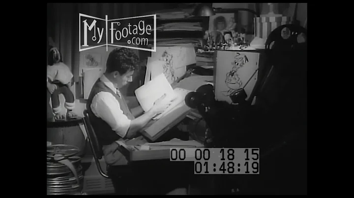 1943 Walt Disney Studios Animation Studio with Fre...