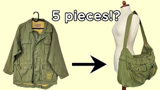 1 Jacket → 5 Pieces | Part 1: Large Bag