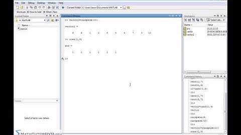 32   Creating Vectors with Random Elements.