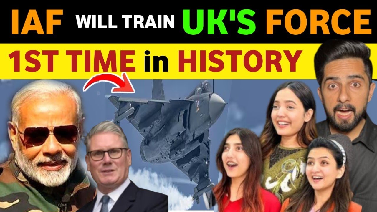 INDIAN PILOTS WILL TRAIN UK'S AIR FORCE, INDIA UK HISTORIC DEAL PAK PUBLIC REACTION ON INDIA REAL TV