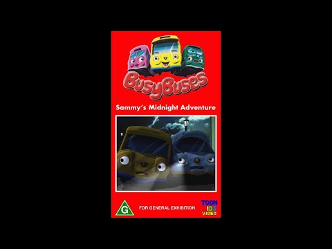 Opening To Busy Buses - Sammy’s Midnight Adventure 2003 VHS Toonlandia